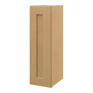 allen + roth Innsbrook 9-in W x 30.125-in H x 12-in D Rye Wall Fully Assembled Cabinet (Flat Panel Shaker Door Style)