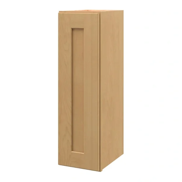 allen + roth Innsbrook 9-in W x 30.125-in H x 12-in D Rye Wall Fully Assembled Cabinet (Flat Panel Shaker Door Style)
