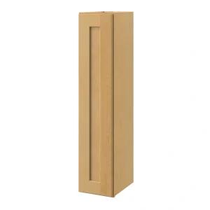allen + roth Innsbrook 9-in W x 42.125-in H x 12-in D Rye Wall Fully Assembled Cabinet (Flat Panel Shaker Door Style)