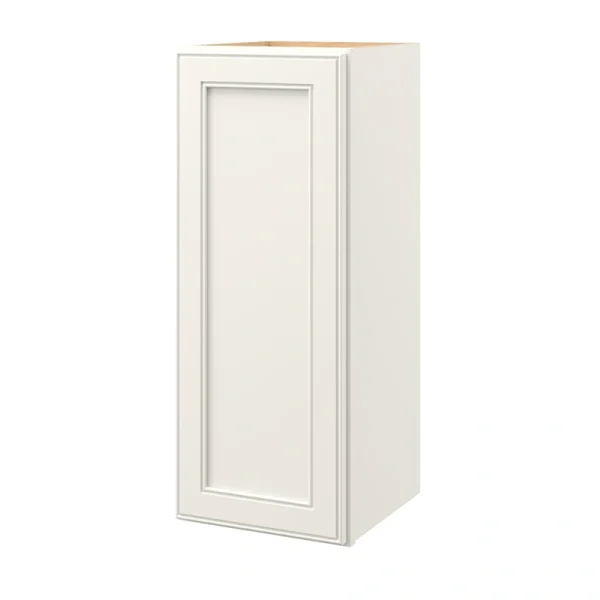 allen + roth McKeller 12-in W x 30.125-in H x 12-in D Linen Wall Fully Assembled Cabinet (Flat Panel Square Door Style)