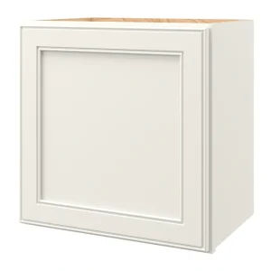 allen + roth McKeller 18-in W x 18.125-in H x 12-in D Linen Wall Fully Assembled Cabinet (Flat Panel Square Door Style)