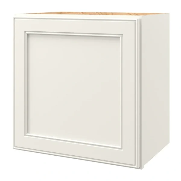 allen + roth McKeller 18-in W x 18.125-in H x 12-in D Linen Wall Fully Assembled Cabinet (Flat Panel Square Door Style)