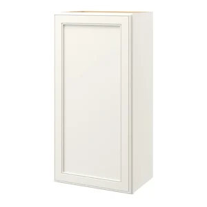 allen + roth McKeller 18-in W x 36.125-in H x 12-in D Linen Wall Fully Assembled Cabinet (Flat Panel Square Door Style)