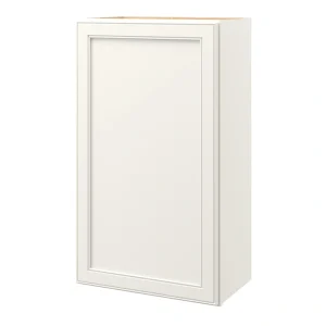 allen + roth McKeller 21-in W x 36.125-in H x 12-in D Linen Wall Fully Assembled Cabinet (Flat Panel Square Door Style)