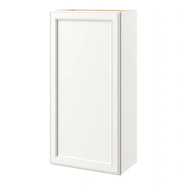 allen + roth McKeller 21-in W x 39.125-in H x 12-in D Linen Wall Fully Assembled Cabinet (Flat Panel Square Door Style)