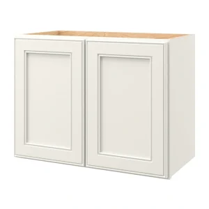 allen + roth McKeller 24-in W x 18.125-in H x 12-in D Linen Wall Fully Assembled Cabinet (Flat Panel Square Door Style)