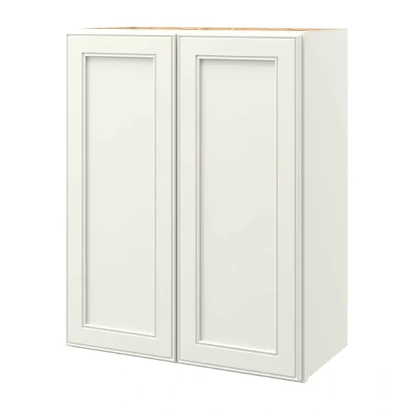 allen + roth McKeller 24-in W x 30.125-in H x 12-in D Linen Wall Fully Assembled Cabinet (Flat Panel Mitered Door Style)