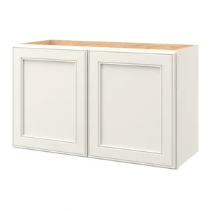 allen + roth McKeller 30-in W x 18.125-in H x 12-in D Linen Wall Fully Assembled Cabinet (Flat Panel Square Door Style)