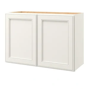 allen + roth McKeller 30-in W x 20.625-in H x 12-in D Linen Wall Fully Assembled Cabinet (Flat Panel Square Door Style)