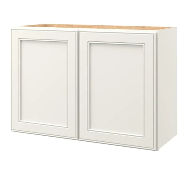 allen + roth McKeller 30-in W x 20.625-in H x 12-in D Linen Wall Fully Assembled Cabinet (Flat Panel Square Door Style)