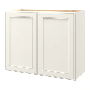 allen + roth McKeller 30-in W x 24.5-in H x 12-in D Linen Wall Fully Assembled Cabinet (Flat Panel Square Door Style)
