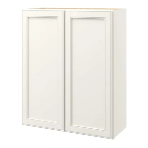 allen + roth McKeller 30-in W x 36.125-in H x 12-in D Linen Wall Fully Assembled Cabinet (Flat Panel Square Door Style)