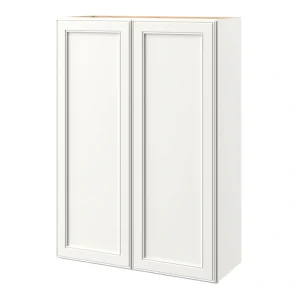 allen + roth McKeller 30-in W x 42-in H x 12-in D Linen Wall Fully Assembled Cabinet (Flat Panel Square Door Style)