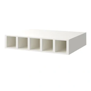 allen + roth McKeller 30-in W x 6-in H x 12-in D Linen Open Cube Organizer Wall Fully Assembled Cabinet (Flat Panel Style)