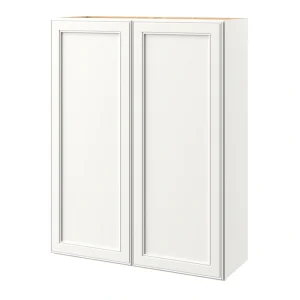 allen + roth McKeller 33-in W x 39-in H x 12-in D Linen Wall Fully Assembled Cabinet (Flat Panel Square Door Style)