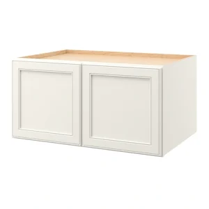 allen + roth McKeller 36-in W x 18.125-in H x 24-in D Linen Wall Fully Assembled Cabinet (Flat Panel Square Door Style)