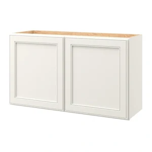 allen + roth McKeller 36-in W x 20.625-in H x 12-in D Linen Wall Fully Assembled Cabinet (Flat Panel Square Door Style)