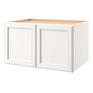allen + roth McKeller 36-in W x 20.625-in H x 24-in D Linen Wall Fully Assembled Cabinet (Flat Panel Mitered Door Style)