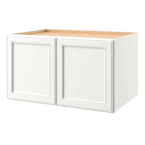 allen + roth McKeller 36-in W x 20.625-in H x 24-in D Linen Wall Fully Assembled Cabinet (Flat Panel Mitered Door Style)