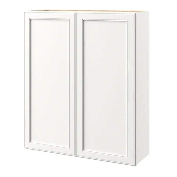 allen + roth McKeller 36-in W x 39-in H x 12-in D Linen Wall Fully Assembled Cabinet (Flat Panel Shaker Door Style)