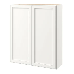 allen + roth McKeller 36-in W x 42-in H x 12-in D Linen Wall Fully Assembled Cabinet (Flat Panel Square Door Style)