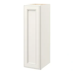 allen + roth McKeller 9-in W x 30.125-in H x 12-in D Linen Wall Fully Assembled Cabinet (Flat Panel Square Door Style)