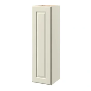 allen + roth Pattingham 12-in W x 39.125-in H x 12-in D Harbor Wall Fully Assembled Cabinet (Raised Panel Shaker Door Style)