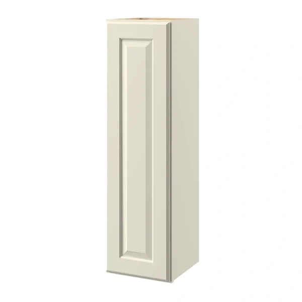 allen + roth Pattingham 12-in W x 39.125-in H x 12-in D Harbor Wall Fully Assembled Cabinet (Raised Panel Shaker Door Style)