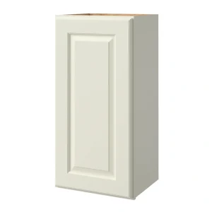 allen + roth Pattingham 15-in W x 30.125-in H x 12-in D Harbor Wall Fully Assembled Cabinet (Raised Panel Square Door Style)