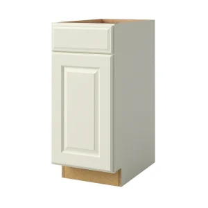 allen + roth Pattingham 15-in W x 34.5-in H x 24-in D Harbor 1-Drawer Base Fully Assembled Cabinet (Raised Panel Square Style)