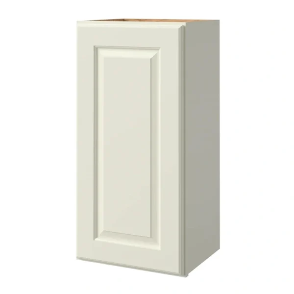 allen + roth Pattingham 15-in W x 36.125-in H x 12-in D Harbor Wall Fully Assembled Cabinet (Raised Panel Square Door Style)