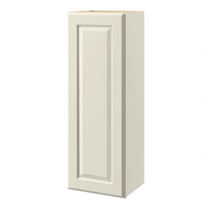allen + roth Pattingham 15-in W x 39.125-in H x 12-in D Harbor Wall Fully Assembled Cabinet (Raised Panel Square Door Style)