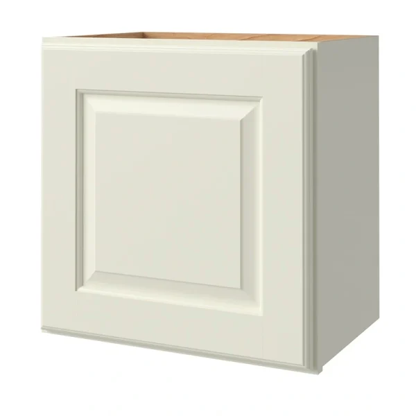 allen + roth Pattingham 18-in W x 18.125-in H x 12-in D Harbor Wall Fully Assembled Cabinet (Raised Panel Square Door Style)