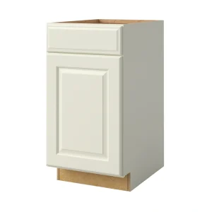 allen + roth Pattingham 18-in W x 34.5-in H x 24-in D Harbor 1-Drawer Base Fully Assembled Cabinet (Raised Panel Square Style)
