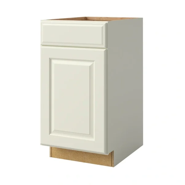allen + roth Pattingham 18-in W x 34.5-in H x 24-in D Harbor 1-Drawer Base Fully Assembled Cabinet (Raised Panel Square Style)