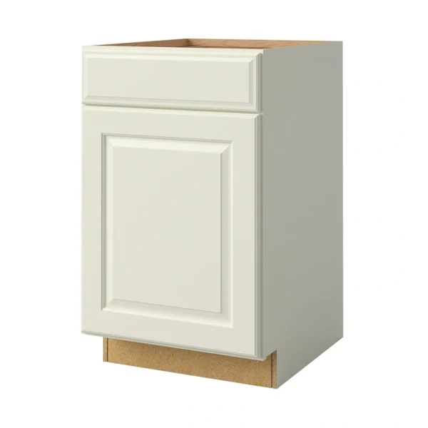 allen + roth Pattingham 21-in W x 34.5-in H x 24-in D Harbor 1-Drawer Base Fully Assembled Cabinet (Raised Panel Square Style)