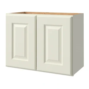 allen + roth Pattingham 24-in W x 18.125-in H x 12-in D Harbor Wall Fully Assembled Cabinet (Raised Panel Square Door Style)