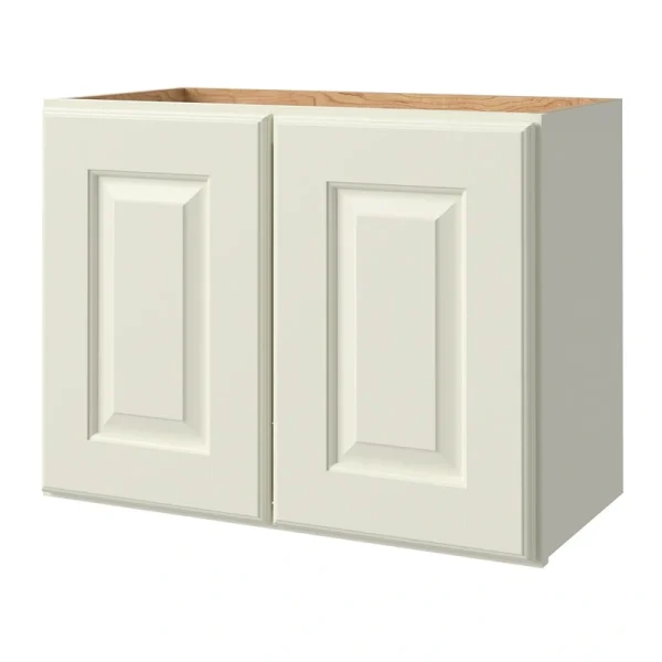 allen + roth Pattingham 24-in W x 18.125-in H x 12-in D Harbor Wall Fully Assembled Cabinet (Raised Panel Square Door Style)