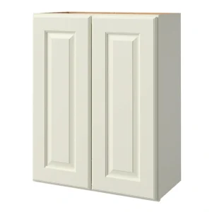 allen + roth Pattingham 24-in W x 30.125-in H x 12-in D Harbor Wall Fully Assembled Cabinet (Raised Panel Square Door Style)