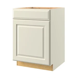 allen + roth Pattingham 24-in W x 34.5-in H x 24-in D Harbor 1-Drawer Base Fully Assembled Cabinet (Raised Panel Shaker Style)
