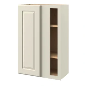 allen + roth Pattingham 24-in W x 36.125-in H x 12-in D Harbor Blind Corner Wall Fully Assembled Cabinet (Raised Panel Square Style)