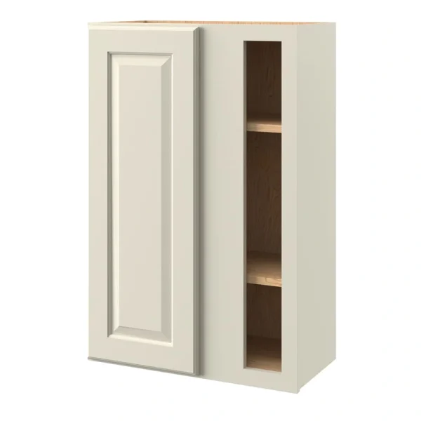 allen + roth Pattingham 24-in W x 36.125-in H x 12-in D Harbor Blind Corner Wall Fully Assembled Cabinet (Raised Panel Square Style)