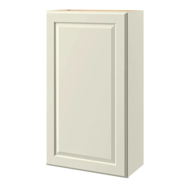 allen + roth Pattingham 24-in W x 39.125-in H x 12-in D Harbor Wall Fully Assembled Cabinet (Raised Panel Square Door Style)