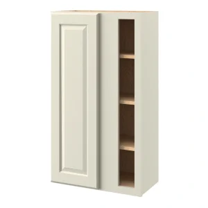 allen + roth Pattingham 24-in W x 42.125-in H x 12-in D Harbor Blind Corner Wall Fully Assembled Cabinet (Raised Panel Square Style)
