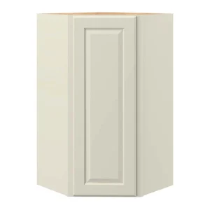 allen + roth Pattingham 24-in W x 42.125-in H x 12-in D Harbor Diagonal Corner Wall Fully Assembled Cabinet (Raised Panel Square Style) T726926135