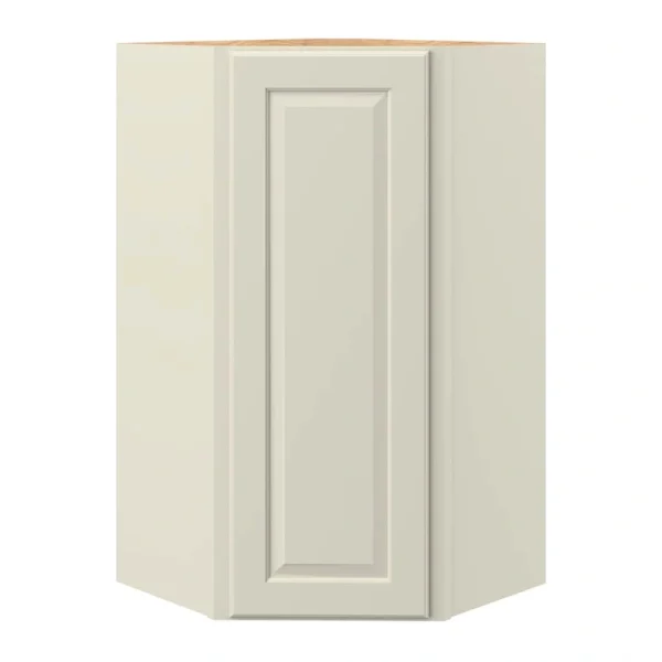 allen + roth Pattingham 24-in W x 42.125-in H x 12-in D Harbor Diagonal Corner Wall Fully Assembled Cabinet (Raised Panel Square Style) T726926135