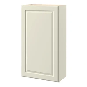 allen + roth Pattingham 24-in W x 42.125-in H x 12-in D Harbor Wall Fully Assembled Cabinet (Raised Panel Square Door Style)