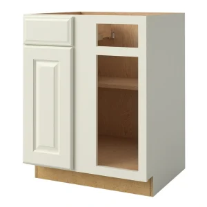 allen + roth Pattingham 27-in W x 34.5-in H x 24-in D Harbor Blind 1-Drawer Base Fully Assembled Cabinet (Raised Panel Square Style)