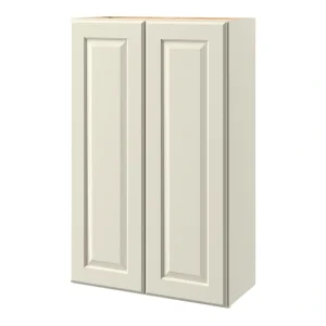 allen + roth Pattingham 27-in W x 39-in H x 12-in D Harbor Wall Fully Assembled Cabinet (Raised Panel Square Door Style)