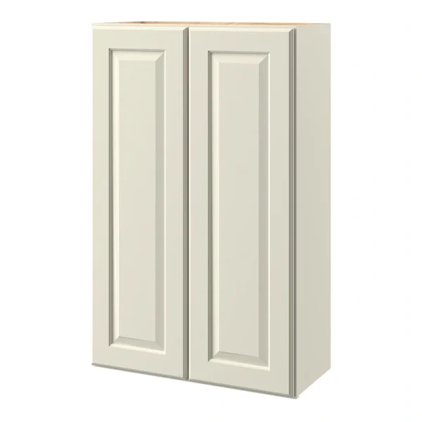 allen + roth Pattingham 27-in W x 39-in H x 12-in D Harbor Wall Fully Assembled Cabinet (Raised Panel Square Door Style)